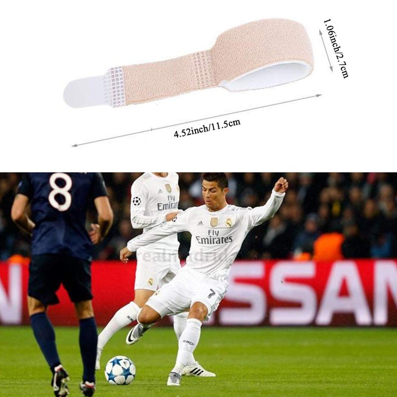 Yimanduo 6 Pcs Broken Toe Separator Wrap Hammer Toe, Toe Straightener, Cushioned Bandages Toe Splint Wraps Separator for Broken Injured Finger Hammer Toe - Image 2